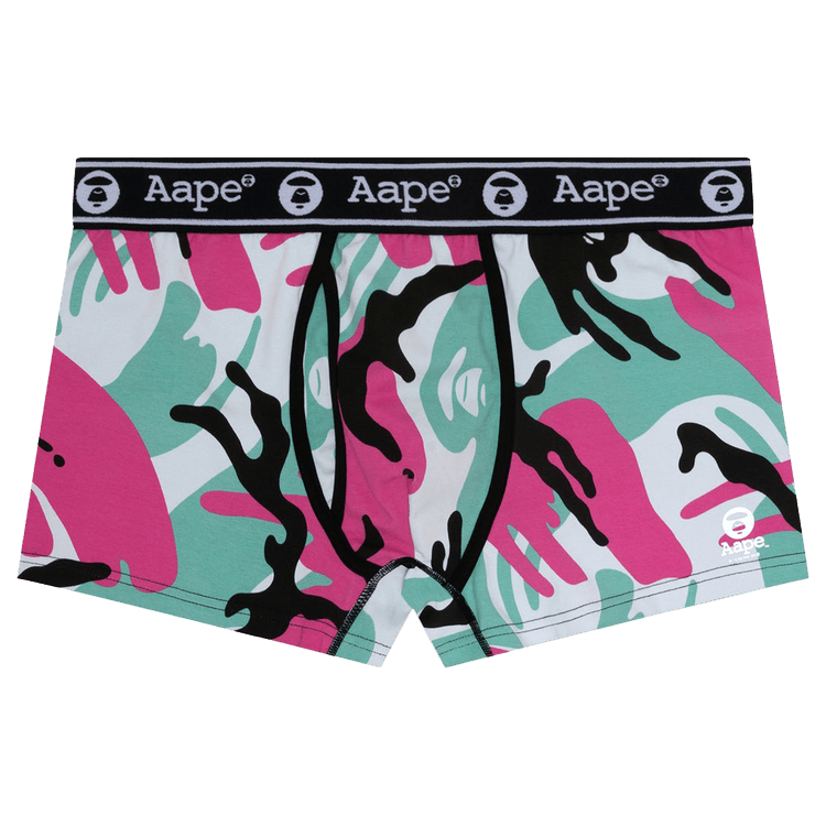 AAPE Moonface Camo Briefs 'Green/Purple'