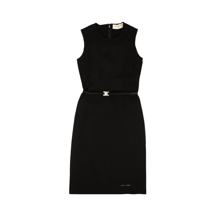 1017 ALYX 9SM Viscose Sleeveless Belted Midi Dress 'Black'