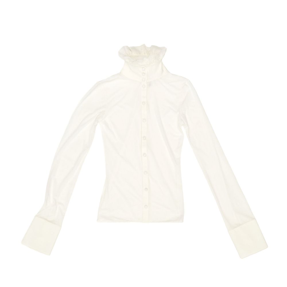Acne Studios High Neck Ruffled Shirt