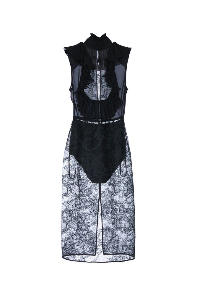 Elisabetta Franchi Longuette Lace Dress