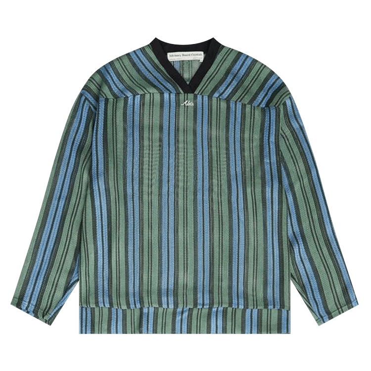 Advisory Board Crystals Woven Hockey Top 'Green/Blue/Black'