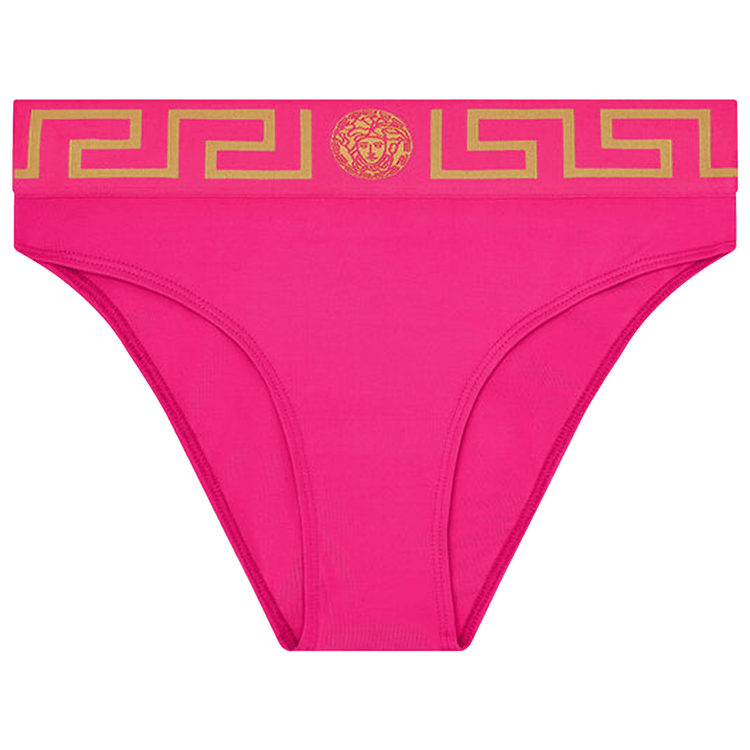 Versace Greca Border Bikini Briefs 'Fuxia'