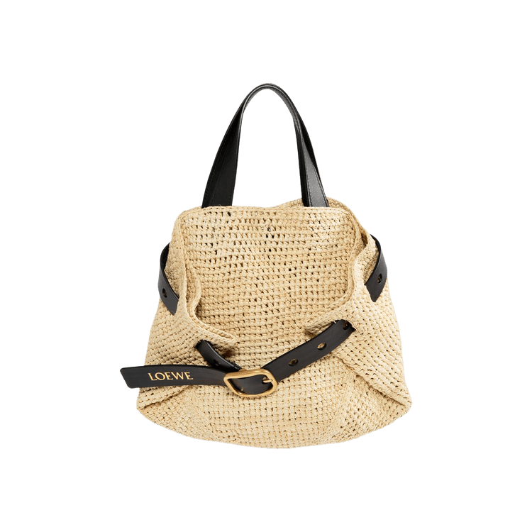 Loewe Mini Punch Hole Shopper Bag 'Natural'