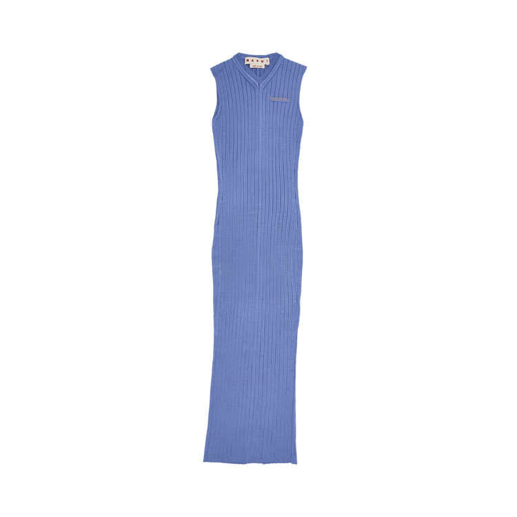 Marni Long Ribbed Dress 'Opal'