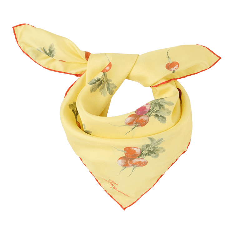 Jacquemus Le Foulard Radis 'Print Radish Yellow'