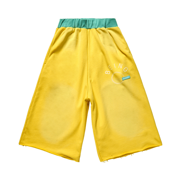 A Good Soul Being Halo Two Tone 3/4 Shorts 'Butter'