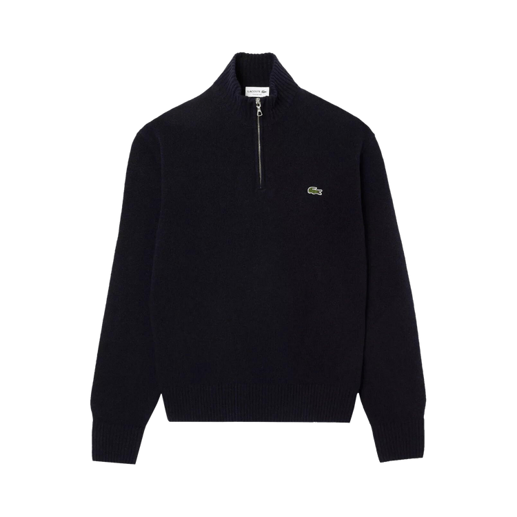 Lacoste Golf Quarter Zipped Windbreaker Sweater 'Navy Blue'