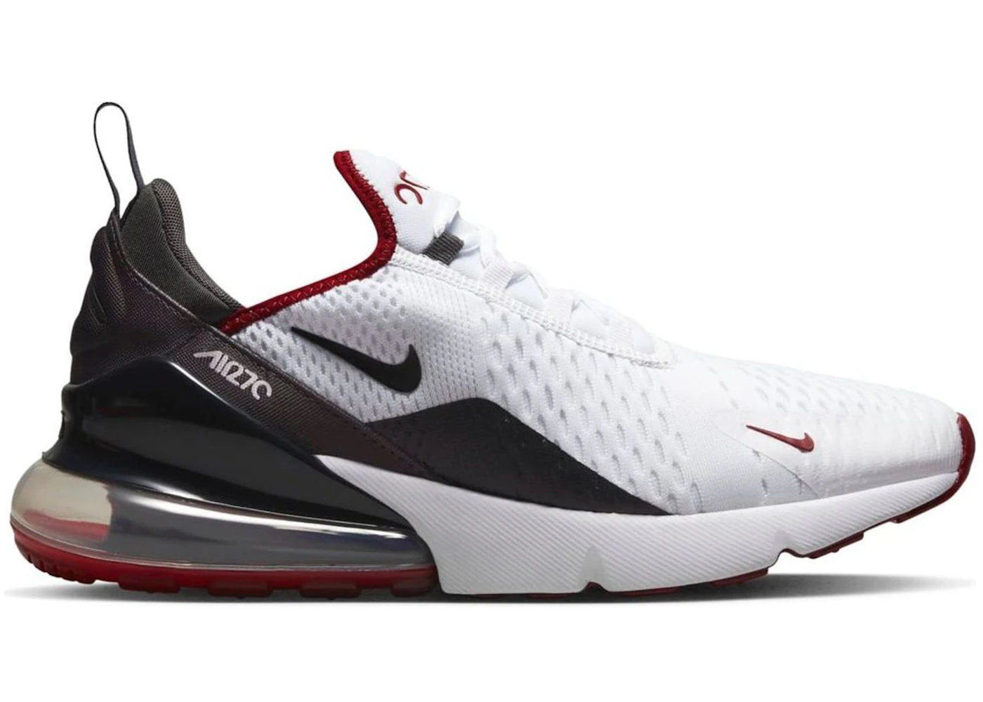 Nike Air Max 270 White Black Anthracite Team Red