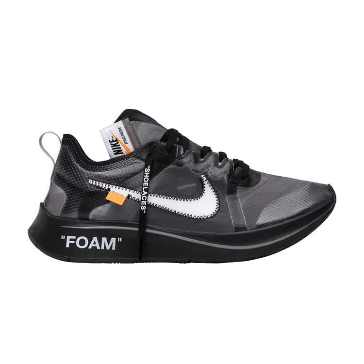 Off-White x Nike Zoom Fly SP 'Black'