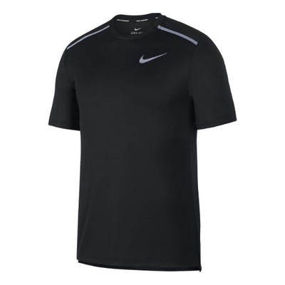 Nike Dri-FIT Miler Short-Sleeve Top 'Black'
