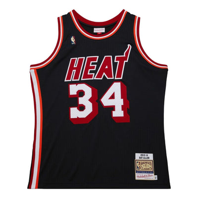 Mitchell & Ness x Miami Heat Dark HWC 2013-14 Jersey 'Ray Allen 34'