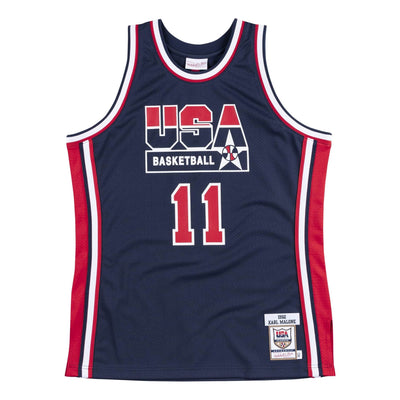 Mitchell & Ness Authentic Jersey Team USA 1992 Karl Malone 'Navy Red'