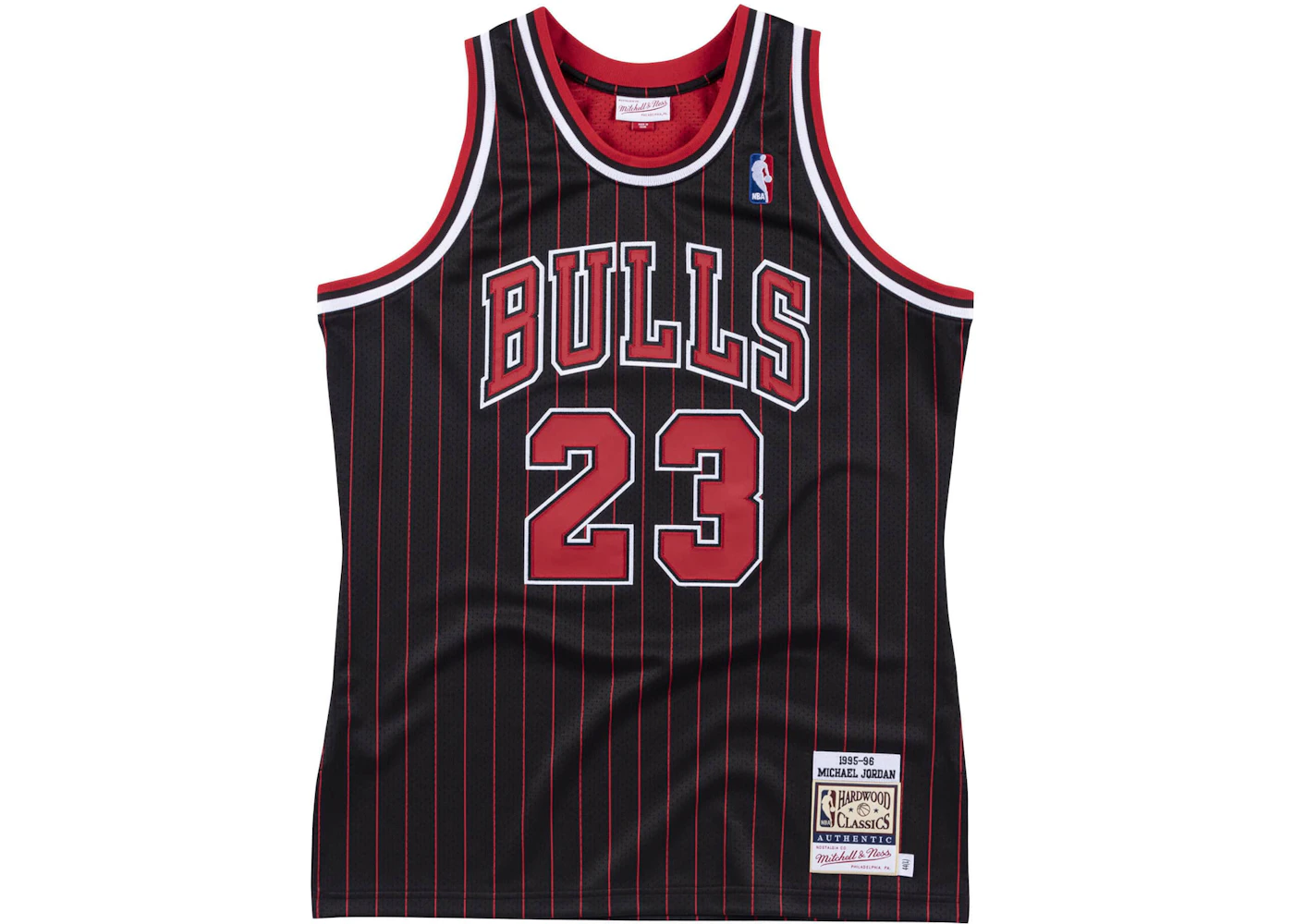 Mitchell & Ness Chicago Bulls 1995-96 Michael Jordan Authentic Jersey Black