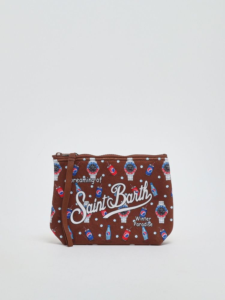 Mc2 Saint Barth Alinew Printed Clutch Bag