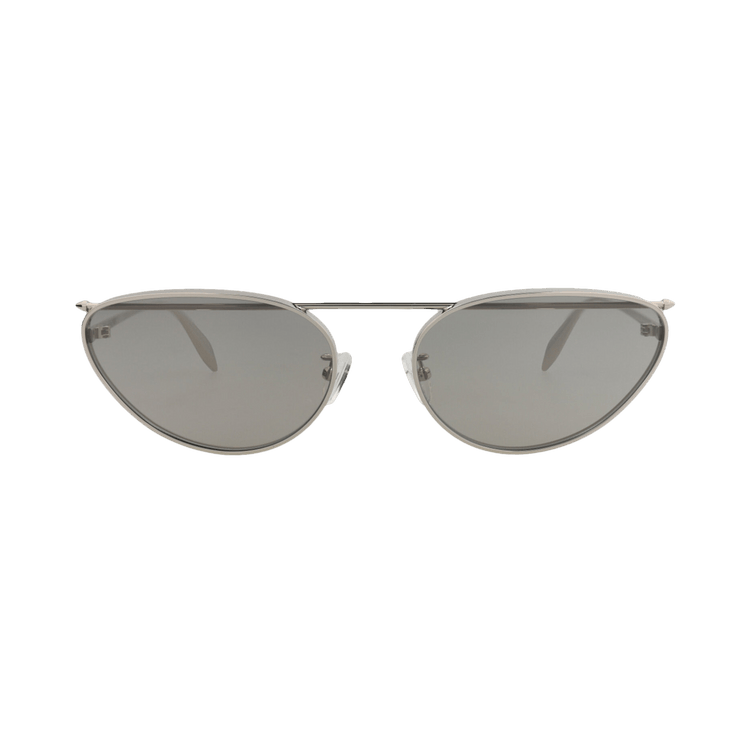 Alexander McQueen Cat Eye Sunglasses 'Silver/Grey'