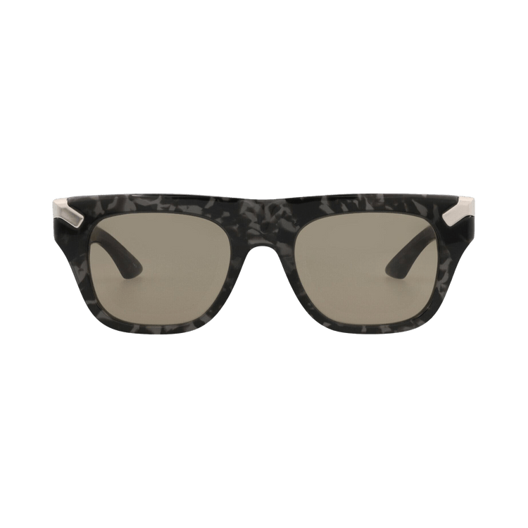 Alexander McQueen Square-Frame Recycled Acetate Sunglasses 'Havana Brown'