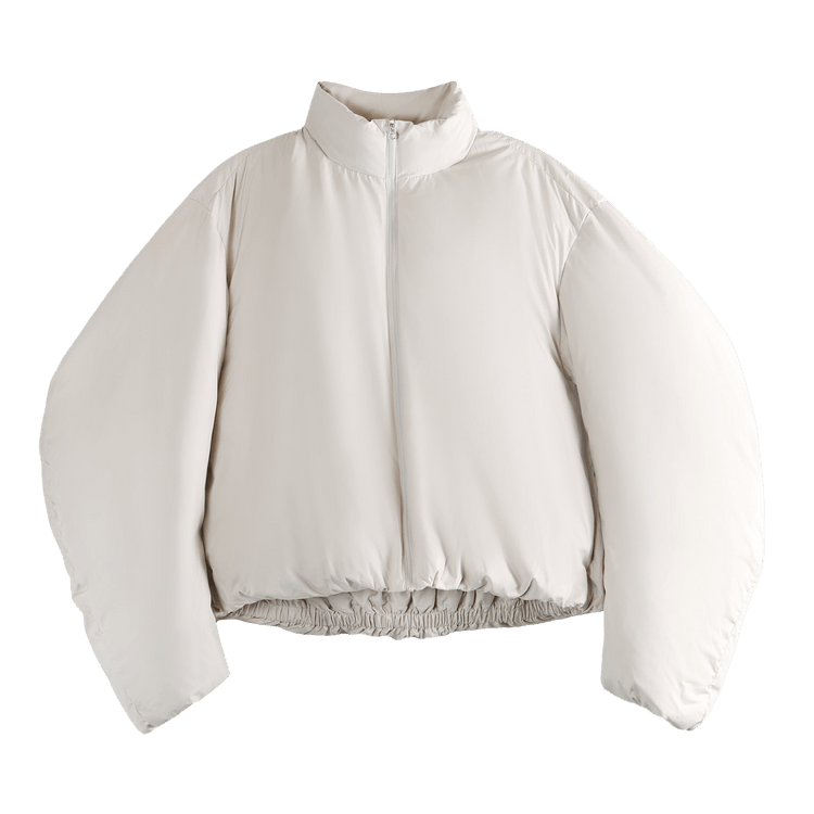 Amomento Cropped Down Puffer Jumper 'Ecru'