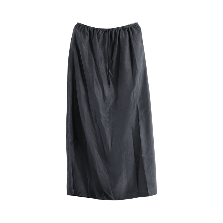 Amomento Cupro Banding Skirt 'Charcoal'