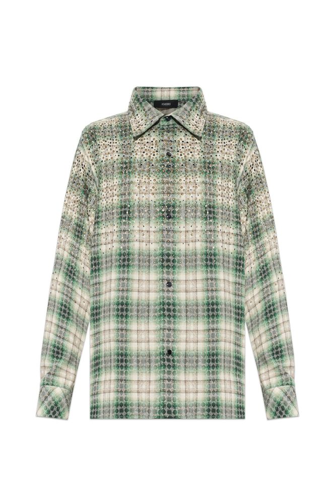 Amiri Studded Check Shirt