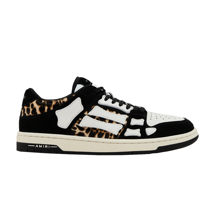 Amiri Skel Top Low 'Black White Leopard'