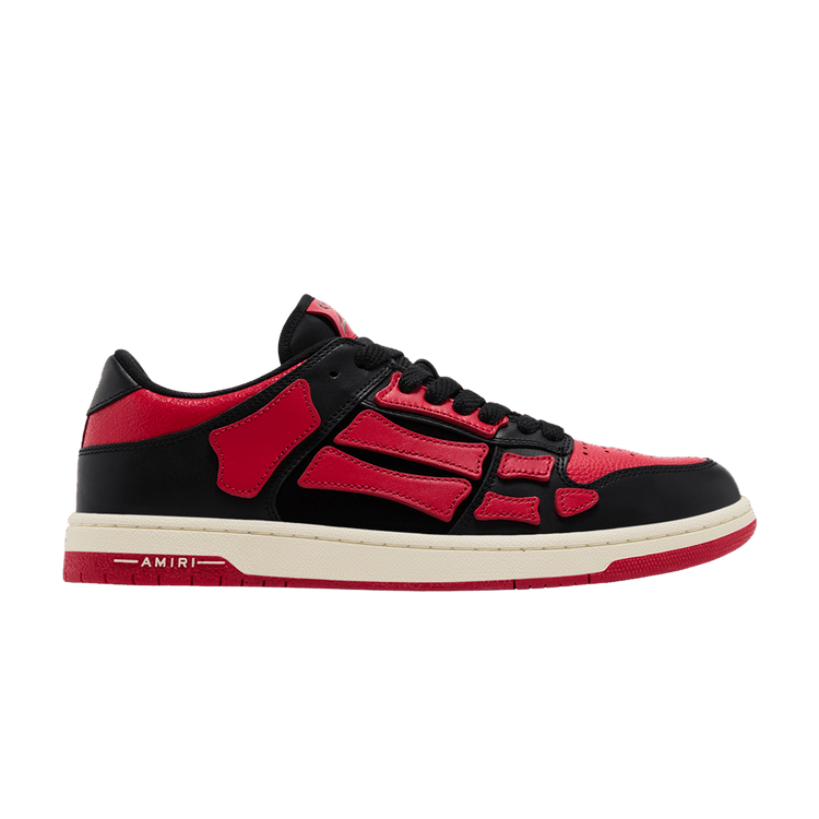 Amiri Skel Top Low 'Black Varsity Red'