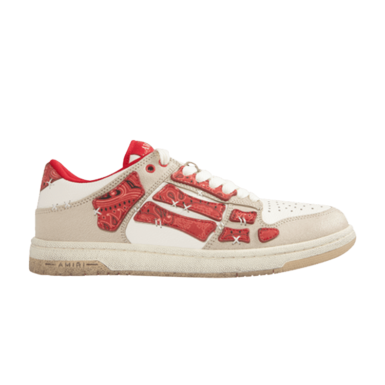 Amiri Skel Top Low 'Bandana - Varsity Red'