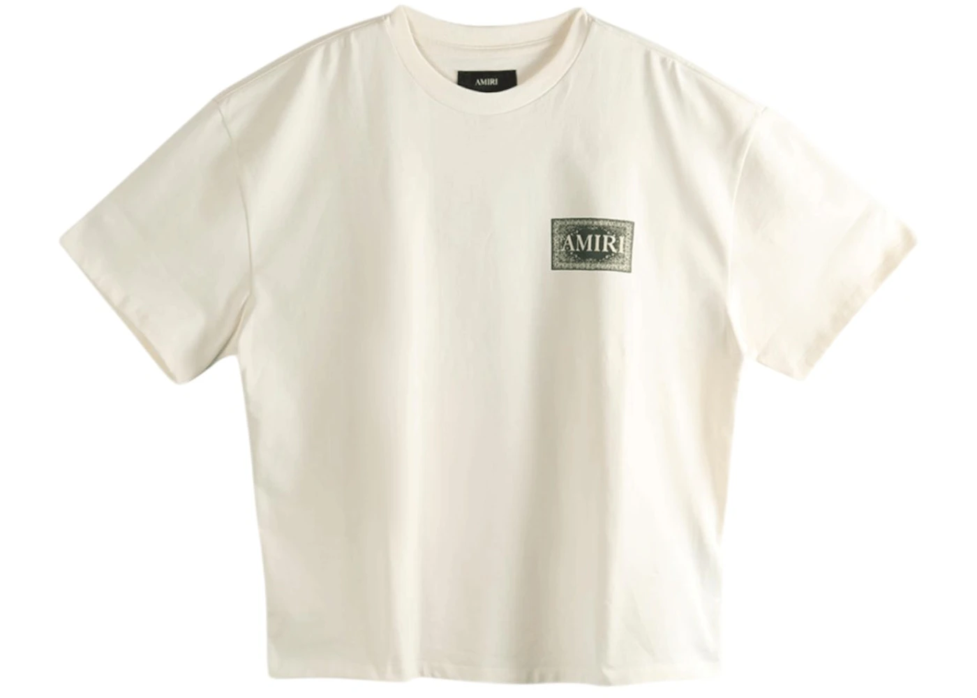 AMIRI Bandana Os T-shirt Ivory