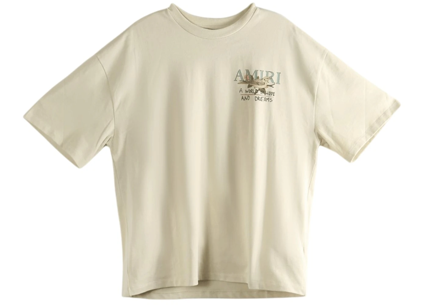 AMIRI Hope And Dreams Os T-shirt Alabaster