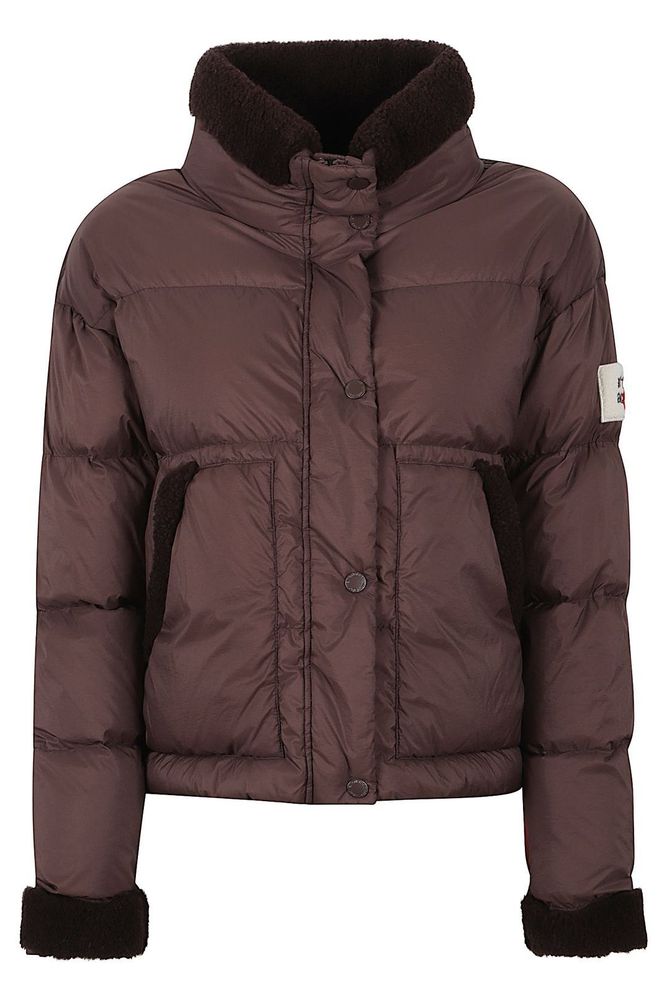 After Label Shearling-Trim Down Jacket