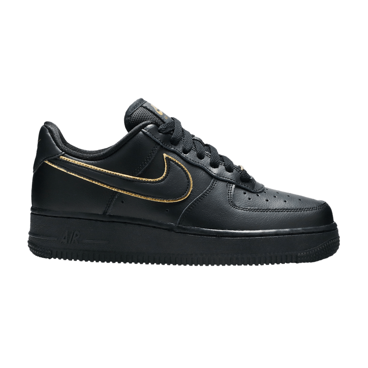 Nike Wmns Air Force 1 Low '07 Essential 'Black Gold Swoosh'