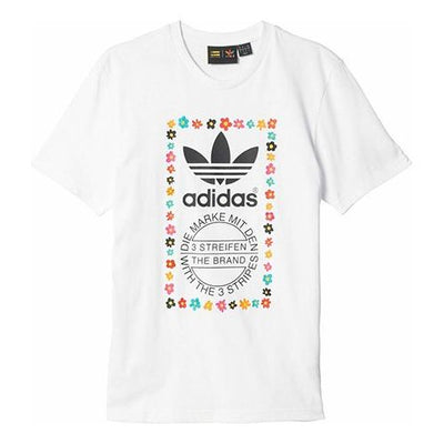 adidas x Pharrell Logo T-Shirt 'White'