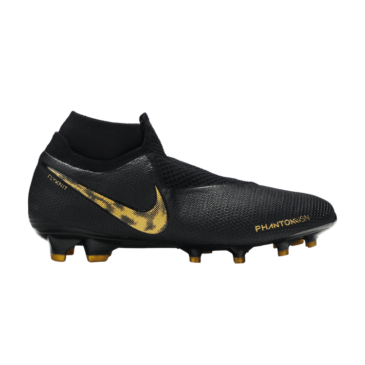 Nike Phantom Vision Elite DF FG 'Black Metallic Vivid Gold'