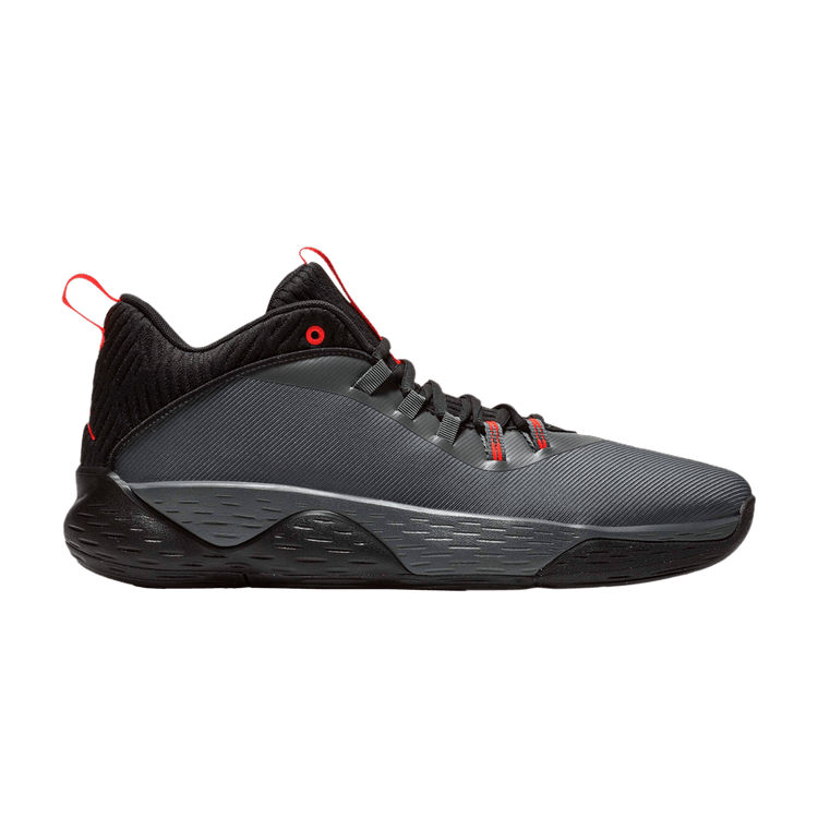Air Jordan Super.Fly MVP Low 'Iron Grey Bright Crimson'