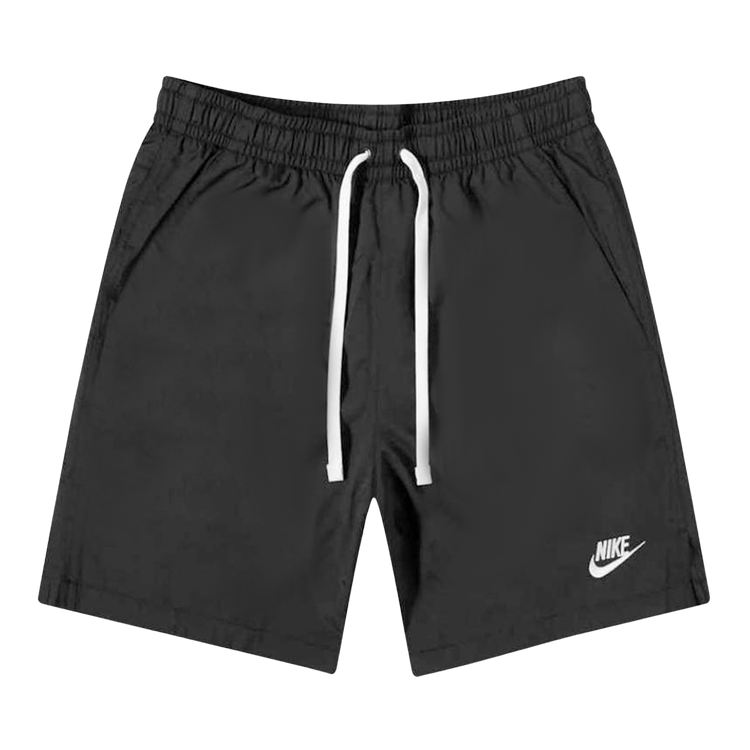 Nike Club Woven Flow Shorts 'Black/White'