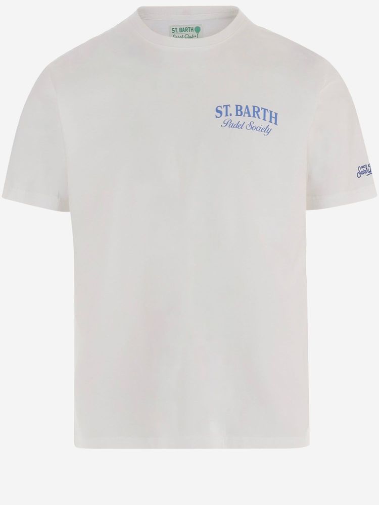 Mc2 Saint Barth Padel Society Print T-Shirt
