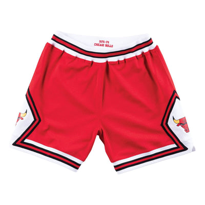 Mitchell & Ness NBA Authentic Shorts Chicago Bulls Road 1975-76 'Red White'