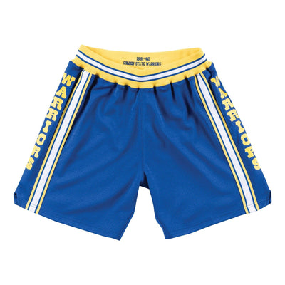 Mitchell & Ness NBA Authentic Shorts Golden State Warriors Road 1981-82 'Blue Yellow'