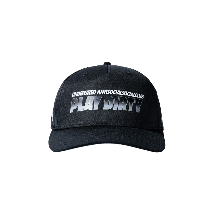 Anti Social Social Club x Undefeated Play Social Cap 'Black'