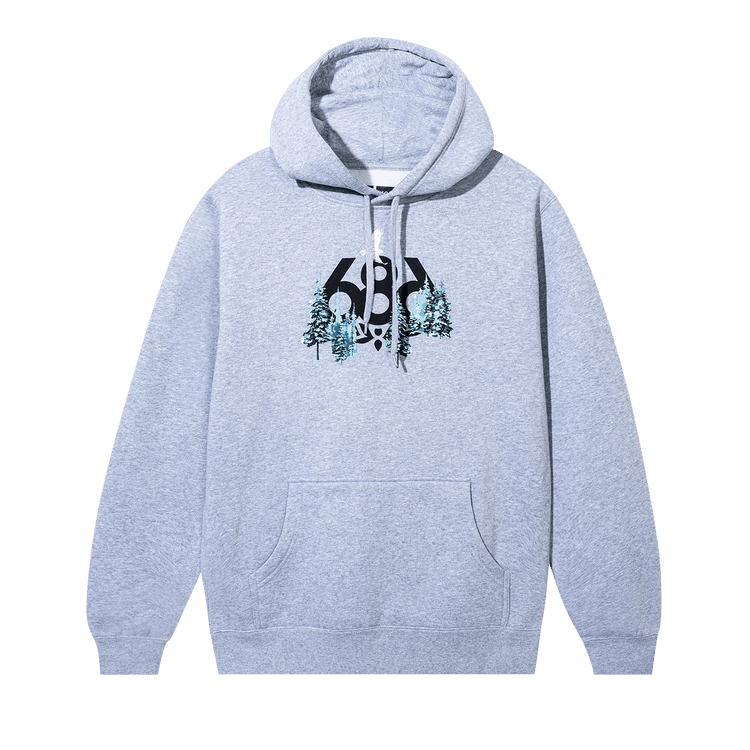 Anti Social Social Club x 686 Hardpack Hoodie 'Heather Grey'