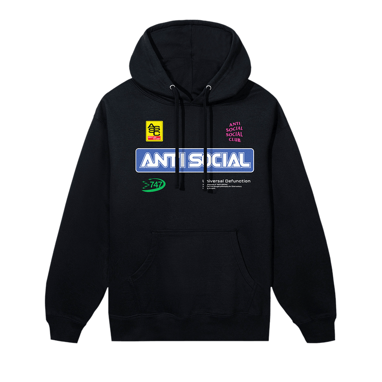 Anti Social Social Club Sponsored Hoodie 'Black'