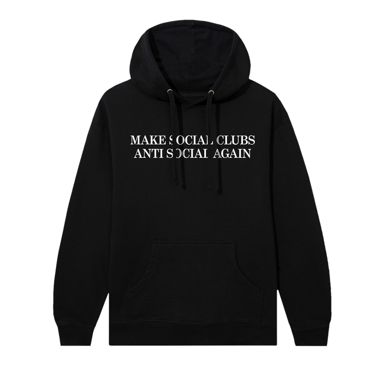 Anti Social Social Club Double Hate Hoodie 'Black'