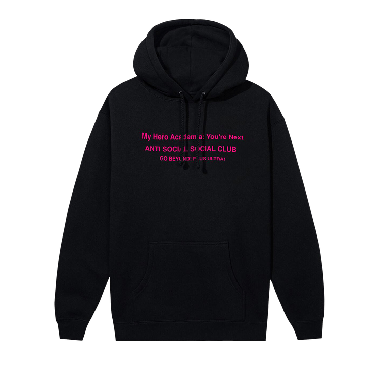 Anti Social Social Club One For All Hoodie 'Black'