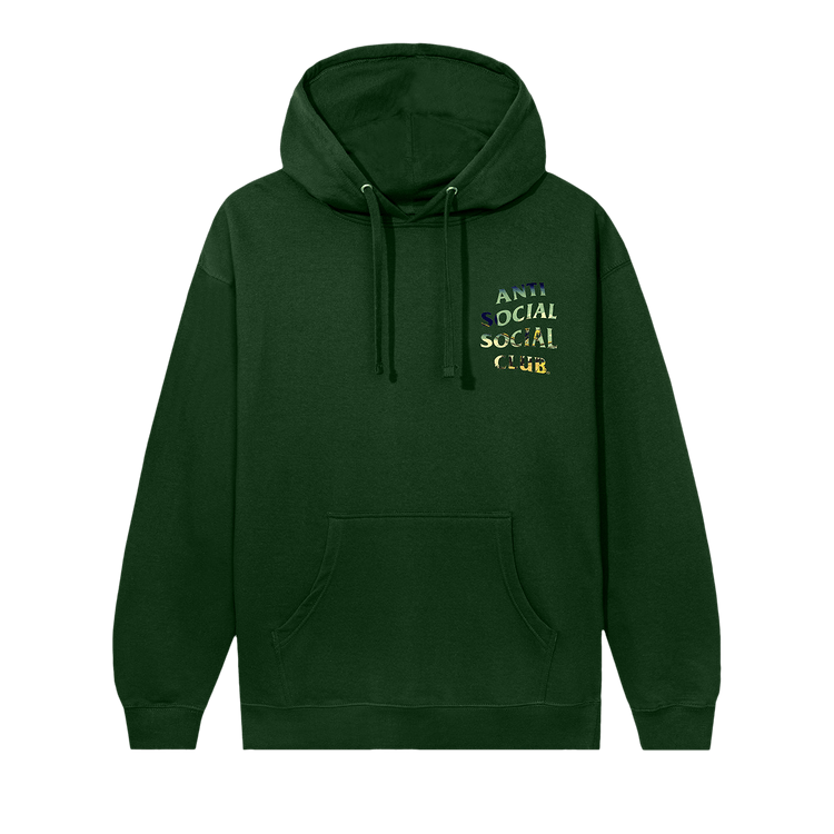 Anti Social Social Club Suspension Bridge Hoodie 'Dark Green'