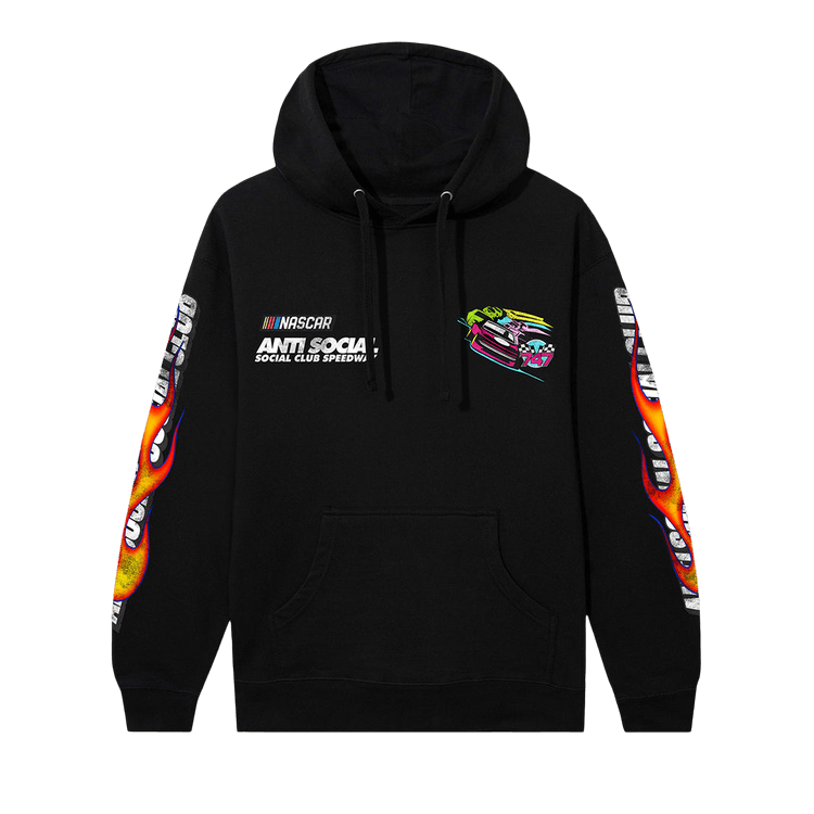 Anti Social Social Club x Nascar Daytona Hoodie 'Black'