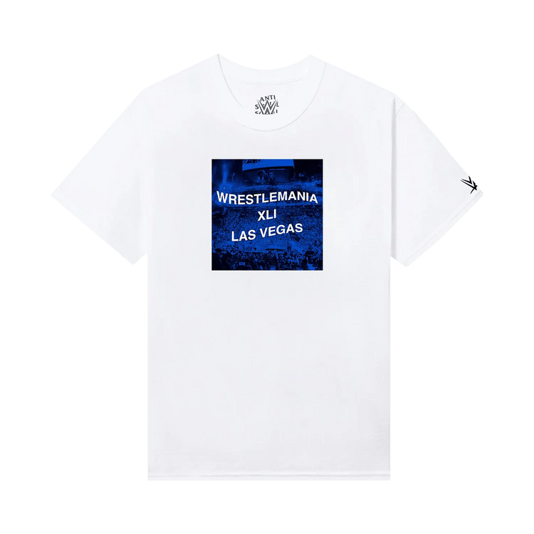Anti Social Social Club x WWE Wrestlemania Las Vegas Tee 'White'