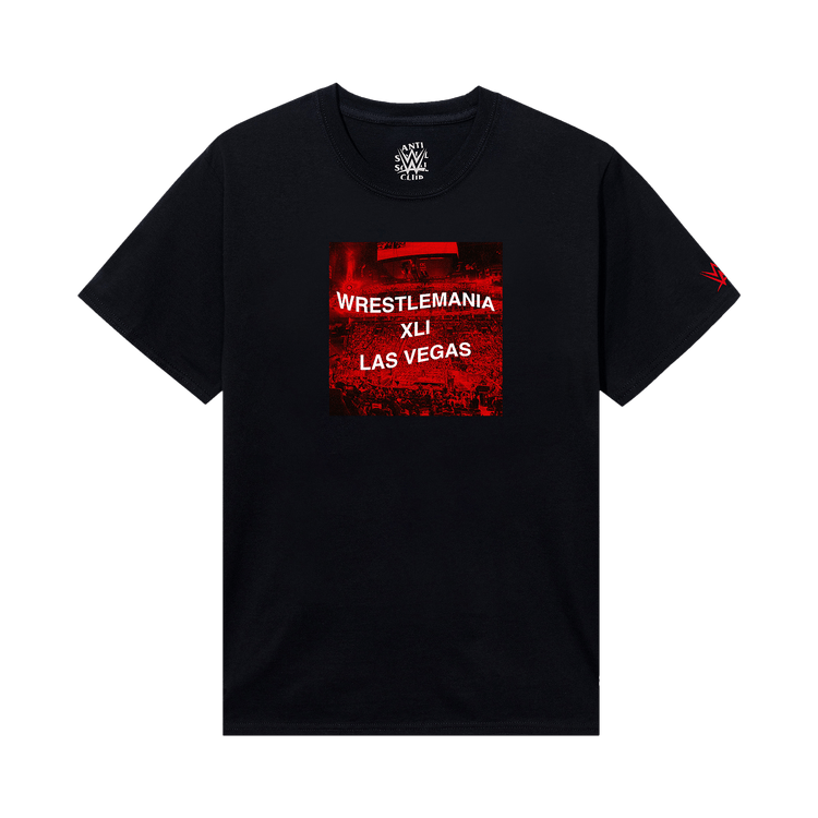 Anti Social Social Club x WWE Wrestlemania Las Vegas Tee 'Black'