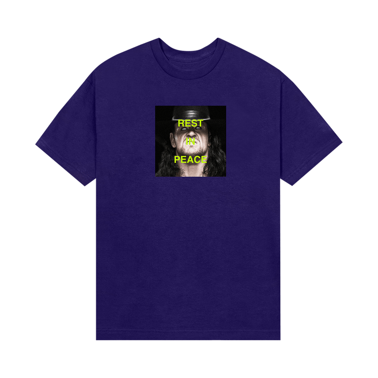 Anti Social Social Club x WWE You Will Rest In Peace Tee 'Purple'