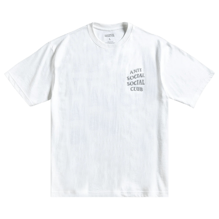 Anti Social Social Club Rhinestone Tee 'White'