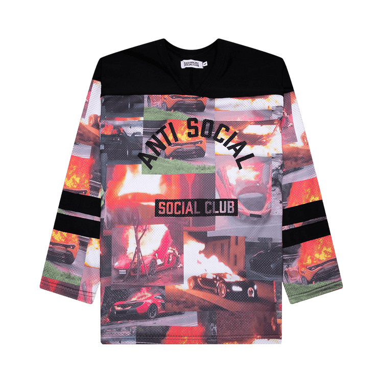 Anti Social Social Club Burnout Hockey Jersey 'Multicolor'