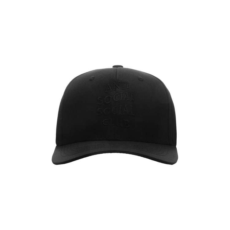 Anti Social Social Club Tonal Embroidered Cap 'Black'